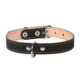 Нашийник "CoLLaR" подвійний (ширина 20мм довжина 32-40см) чорний - мініатюра 2