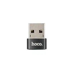 Adapter Hoco UA6 USB -> Type-C Black - мініатюра 5