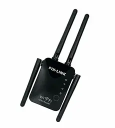 Ретранслятор-маршрутизатор Pix-Link X300R4 300Мбіт/с 2.4 ГГц Чорний (XNRWSW020403W 5542) - мініатюра 3