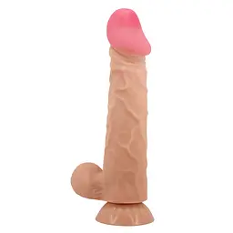 Фалоімітатор - Pretty Love Sliding Skin 9.4" Flesh - мініатюра 3