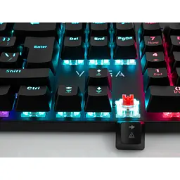 Клавіатура Vinga KBGM-101 LED Red Switch USB Black (KBGM-101 Black) - мініатюра 7