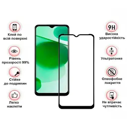 Скло захисне BeCover Realme C35 Black (708155) - мініатюра 3