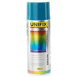 Фарба аерозольна UNIFIX 400мл морська хвиля акрилова універсальна Морська хвиля RAL 5021
