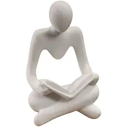Статуетка МВМ My Home Мислитель з книгою біла (DH-ST-23 WHITE)