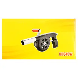 Вентилятор для розпалювання вугілля BBQ 40W ручний 30 см - мініатюра 6