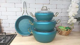 Набір посуду O.M.S.Collection 3058G Mentol 7 предметів