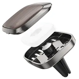 Ароматизатор у машину Hoco ZP8 Spread Metal gray - мініатюра 2