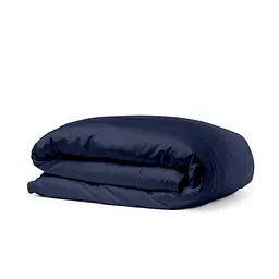 Комплект постільної білизни Cosas євро сатин DARK BLUE CS10 200 x 220 см (Сатин_Синий_ЧернаяП_200) - мініатюра 4
