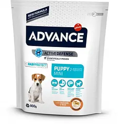 Сухий корм для собак Advance Dog Mini Puppy 0.8 кг для цуценят маленьких порід
