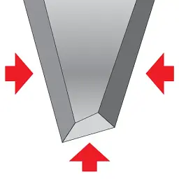 Ножівка по дереву Yato L= 400 мм W= 0.9 мм 50-54 HRC (YT-3101) - мініатюра 5