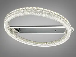 LED стельова люстра Diasha MX6027/600HR пульт хром 150 Вт CCT 20 м2 - мініатюра 2