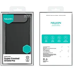 Чохол Nillkin Matte Pro для Apple iPhone 17 Air (6.5) Чорний / Black - мініатюра 4