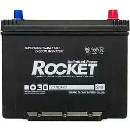 Автомобільний акумулятор Rocket 70Ah ASIA Ев -/+ 600CCA SMF 80D26L