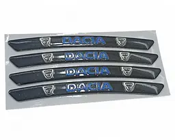 Емблема обода колеса Dacia 4 шт Алюміній наклейка на диски на скотчі