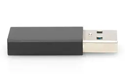 Адаптер Assmann USB A - USB-C AK-300524-000-S Black - мініатюра 3