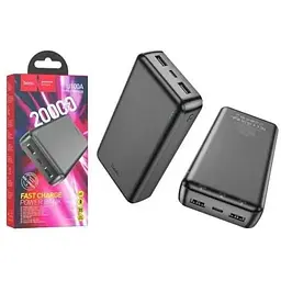 Зовнішній акумулятор Hoco Power Bank J100A 20000 mAh Чорний 6931474783585 - мініатюра 3