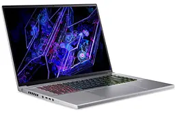 Ноутбук Acer Predator Triton Neo 16 PTN16-51 16' WQXGA 3.2K, Intel U9-185H, 32GB, F1TB, NVD4070-8, Lin, сріблястий (NH.QSBEU.003) - мініатюра 3