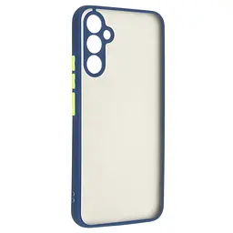 Чехол-накладка для Samsung Galaxy A34 5G (A346), Frosted Matte, синий, противоударный чехол с защитой всего корпуса, термополиуретан TPU + поликарбонат PC, ArmorStandart (ARM66715)
