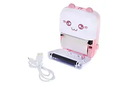 Портативний дитячий міні-термопринтер бездротовий Portable Mini Printer C9/SK52-4, 2 кольори, в коробці 9х12х4,6см - мініатюра 6