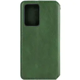 Шкіряний чохол-книжка GETMAN Cubic (PU) для Motorola Moto G15 4G Зелений - мініатюра 2