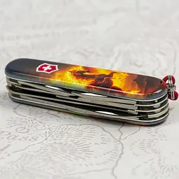 Складаний ніж Victorinox HUNTSMAN ZODIAC Вогняний пегас 1.3713.3.Z5250pk - мініатюра 10