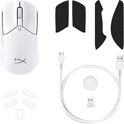 Ігрова миша HyperX Pulsefire Haste 2 Mini біла (7D389AA) - мініатюра 6