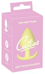 Анальна пробка Orion Cuties 6.5 см (жовтий) - мініатюра 2