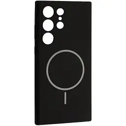 Чохол DK Silicone Luxury with MagSafe для Samsung Galaxy S23 Ultra Black [132250]