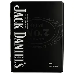 Віскі Jack Daniel's Tennessee Old No.7 у металевій коробці з 2 келихами, 40%, 0,7 л - мініатюра 2