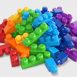 Конструктор Mega Bloks класичний в сумці, 60 деталей (DCH55) - мініатюра 5