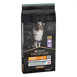 Сухий беззерновий корм для дорослих собак з чутливим травленням Purina Pro Plan Medium & Large Adult 1+ Sensitive Digestion з індичкою 12 кг - мініатюра 2