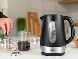 Електрочайник Ardesto Strix 1.7 л чорно-сріблястий (EKL-F19B) - мініатюра 3