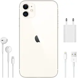 Смартфон Apple iPhone 11 64GB White Model A2221 (Grade C) Seller Refurbished - мініатюра 6