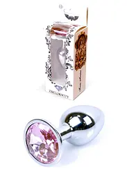 Анальна пробка Jewellery Silver PLUG Rose Boss Series 64-00015 101630 - мініатюра 1