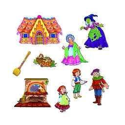 Настільна гра магнітний театр "Пряничний будиночок" Vladi Toys VT3206-54 Укр - мініатюра 3