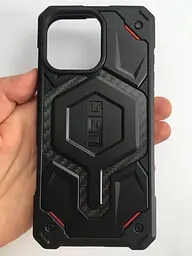 Оригінальний протиударний чохол UAG Monarch для iPhone 16 Pro Max (6.9") Carbon Fiber Red 1144911F4242 - мініатюра 8