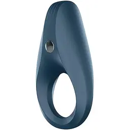 Ерекційне кільце з вібрацією Satisfyer Rocket Ring 7.5 см синій