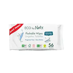 Вологий туалетний папір, 56 шт. ECO BY NATY