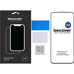 Захисне скло BeCover для Samsung Galaxy S23 FE SM-S711 10D Black (711508) - мініатюра 2