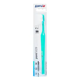 Зубна щітка Paro Swiss M39 середньої жорсткості зелена - мініатюра 2