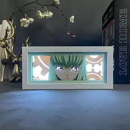 Світильник нічник 3D Код Гіас С.С. Code Geass C.C. 20 см NL3D CG CC