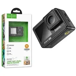 Екшн-камера Hoco DV102 anti-shake sports Camera 4K чорна - мініатюра 4