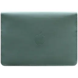 Шкіряний чохол-конверт BlankNote на магнітах для MacBook 15 дюйм Бірюзовий