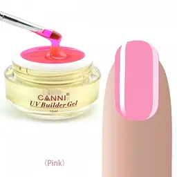Конструюючий гель Canni 315 Pink 15 мл - мініатюра 2