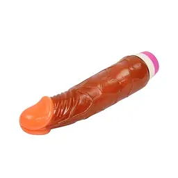 Вібратор Baile Waves of Pleasure Fantasy Vibes, 21,5 см (коричневий) - мініатюра 3