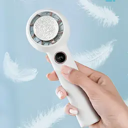 Портативний вентилятор YL007 with Display з підставкою для телефону 2000mAh White - мініатюра 6