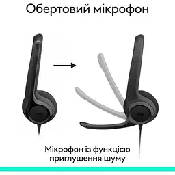 Навушники Logitech H390 USB-C Midnight Black (981-001576) - мініатюра 2