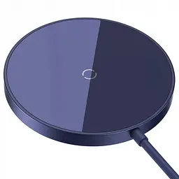 Зарядний пристрій Baseus Simple Mini3 Magnetic Wireless Charger 15W purple (CCJJ040205) - мініатюра 2