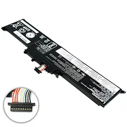 Акумулятор для ноутбука Lenovo 01AV432 (ThinkPad Yoga 370) 15.2V 3355 mAh 51Wh Black - мініатюра 2