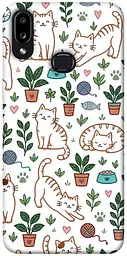 TPU чохол Demsky Cats pattern для Samsung Galaxy A10s